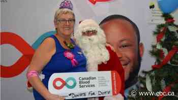 Red Deer blood donor birthday party highlights need for holiday donations