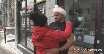 Montreal cafe spreading love this holiday season — with free hugs