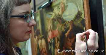 The people who look after priceless masterpieces at Cardiff's National Museum