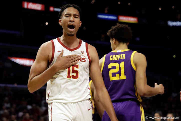 USC men’s basketball salvages win over LSU at Staples Center