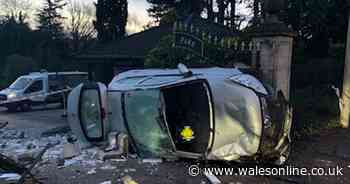 Alleged drink-driver arrested after crashing car into Roath Park in Cardiff