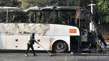 Woman dead after ‘fireball’ crash between National Express bus and car