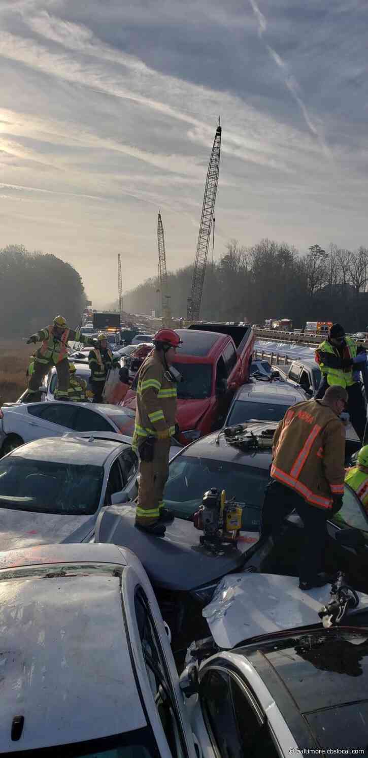At least 35 Injured in 63 Vehicle Accident on I-64