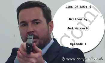 Line of Duty's Martin Compston teases viewers with a glimpse of the series six script 