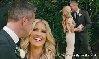 Christina Anstead shares video from her wedding to Ant as she celebrates their one year anniversary