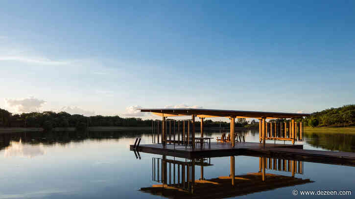 Bruno Rossi designs "floating pavilion" for Brazilian lake