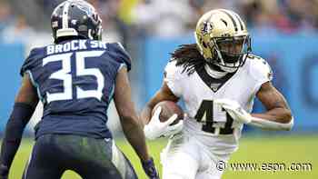 Saints' Alvin Kamara breaks out of TD drought with 40-yard run