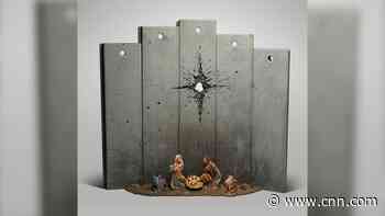 Banksy recreates the nativity in Bethlehem