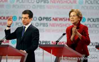 Warren criticizes Buttigieg over Swarovski crystal-encrusted wine cave fundraiser