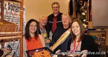 Inside the community fridge which will be helping those in need this Christmas