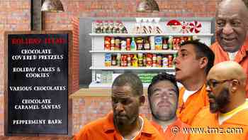 Celeb Prisoners Fattening Up at Commissary with Christmas Treats