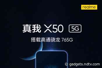 Realme X50 5G Launch Date Set to Be Announced Tomorrow