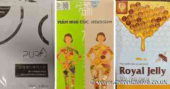 Huge haul of illegal skin whitening creams and slimming products seized at Newcastle Airport