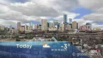 Edmonton early morning weather forecast: Monday, December 23, 2019
