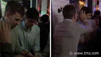 Eli Manning and Daniel Jones Play Flip Cup To Celebrate Giants Win