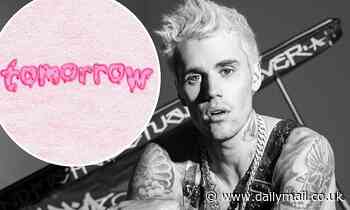 Justin Bieber shares Christmas images as he continues to tease release dates for potential new music