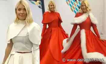 Santa Baby: Holly Willoughby in 'dream' Father Christmas gown