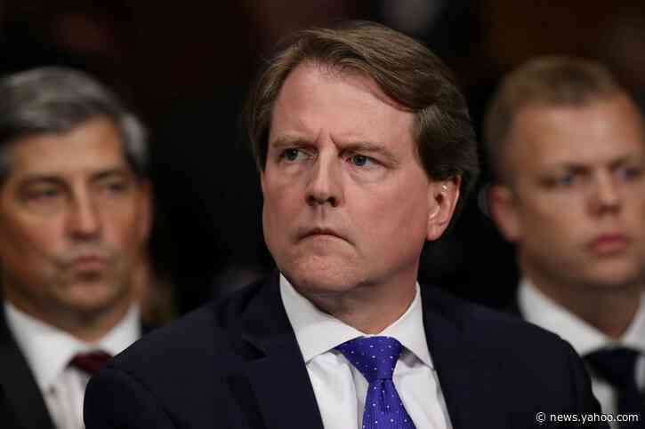 U.S. House says McGahn testimony still 'critical' to impeachment case