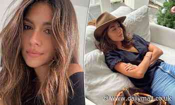 Is this the most bizarre sponsored post ever? Pia Miller takes a NAP next to her Louis Vuitton bag