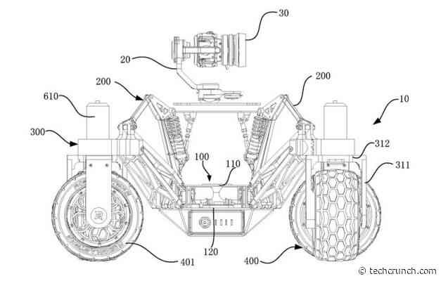 DJI patents an off-road rover with a stabilized camera on top
