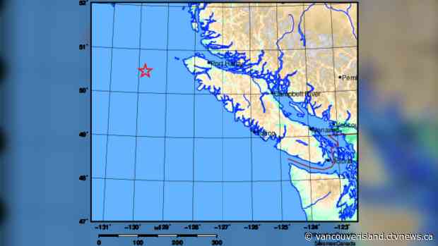 No tsunami expected after five earthquakes rattle off northern coast of Vancouver Island