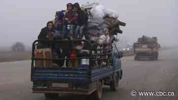 Residents of northwestern Syria flee from government forces' new offensive