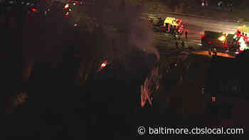 Crews Battle House Fire In NW Baltimore
