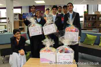 Eden Boys' delivers hampers to St George's Centre