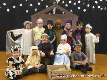 Nativity stars at St James' CE Primary School take the audience behind the scenes