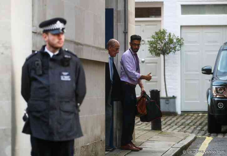 Prince Philip, husband of Queen Elizabeth, leaves hospital