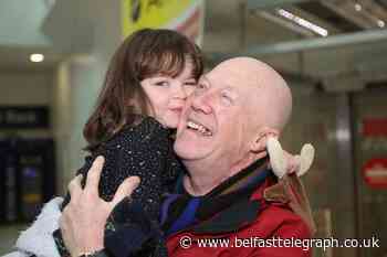 Emotional scenes at Belfast City Airport as families reunited for Christmas