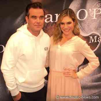 Ayda Field was worried Robbie Williams would relapse after he accidentally drunk beer