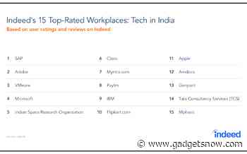 `SAP, Adobe best tech firms to work for in India’