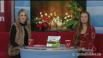 Author Amber Antymnuik donating her book H is for Home to charity