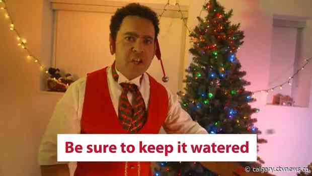 Firefighters use a catchy Christmas tune to remind residents about fire safety
