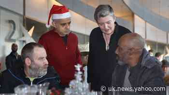 Sadiq Khan welcomes homeless to City Hall