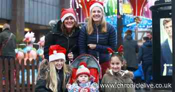 Droves of people do their last-minute Christmas shopping in Newcastle city centre