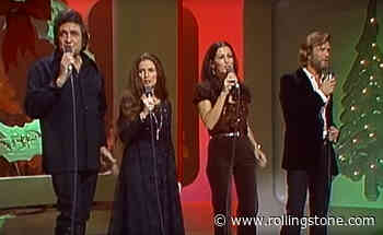 Flashback: Johnny Cash and Kris Kristofferson Join Wives on Holiday Tune