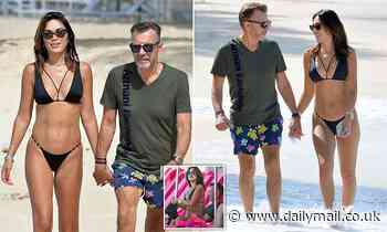 Duncan Bannatyne's bikini-clad wife Nigora, 39, shows off her incredible physique in Barbados