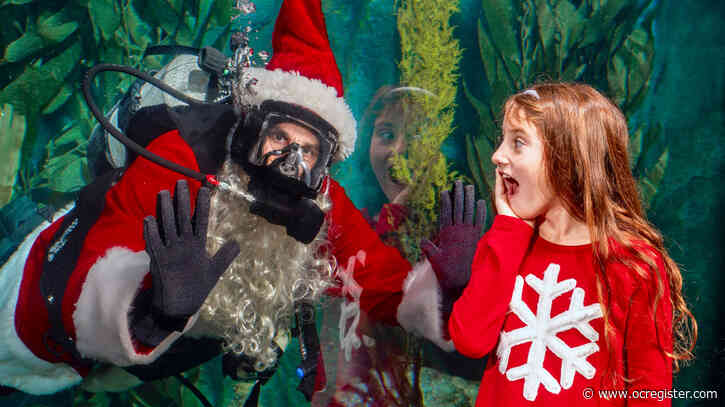 See how we photographed Santa under water for the Christmas Day paper