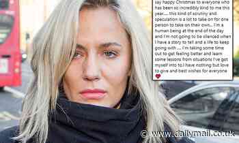 Caroline Flack breaks social media silence with a defiant Christmas message