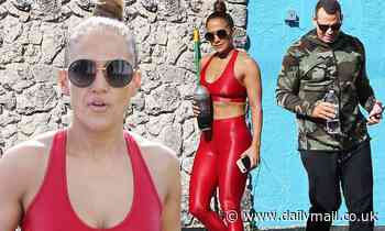 Jennifer Lopez has Christmas Eve workout with Alex Rodriguez