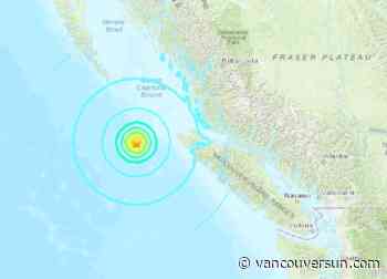 Strong earthquake shakes B.C. coast on Christmas Eve