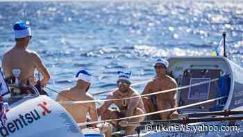 Hat trick for Atlantic rowers as they miss out on Christmas dinner