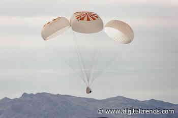 SpaceX ends year with another perfect parachute test for Crew Dragon