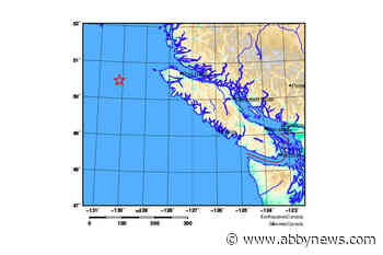 Two more earthquakes off north coast of Vancouver Island Christmas Eve, Christmas morning