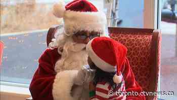 Seriously-ill children get a special visit from Santa Claus