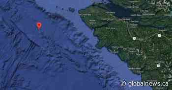Eighth earthquake strikes near B.C. coast Christmas morning, expert says no cause for alarm