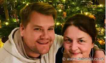 James Corden poses up with Gavin and Stacey co-star Ruth Jones ahead of Christmas special