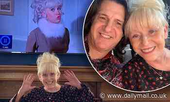 Barbara Windsor's husband shares snaps of her watching Carry On films ... amid dementia battle